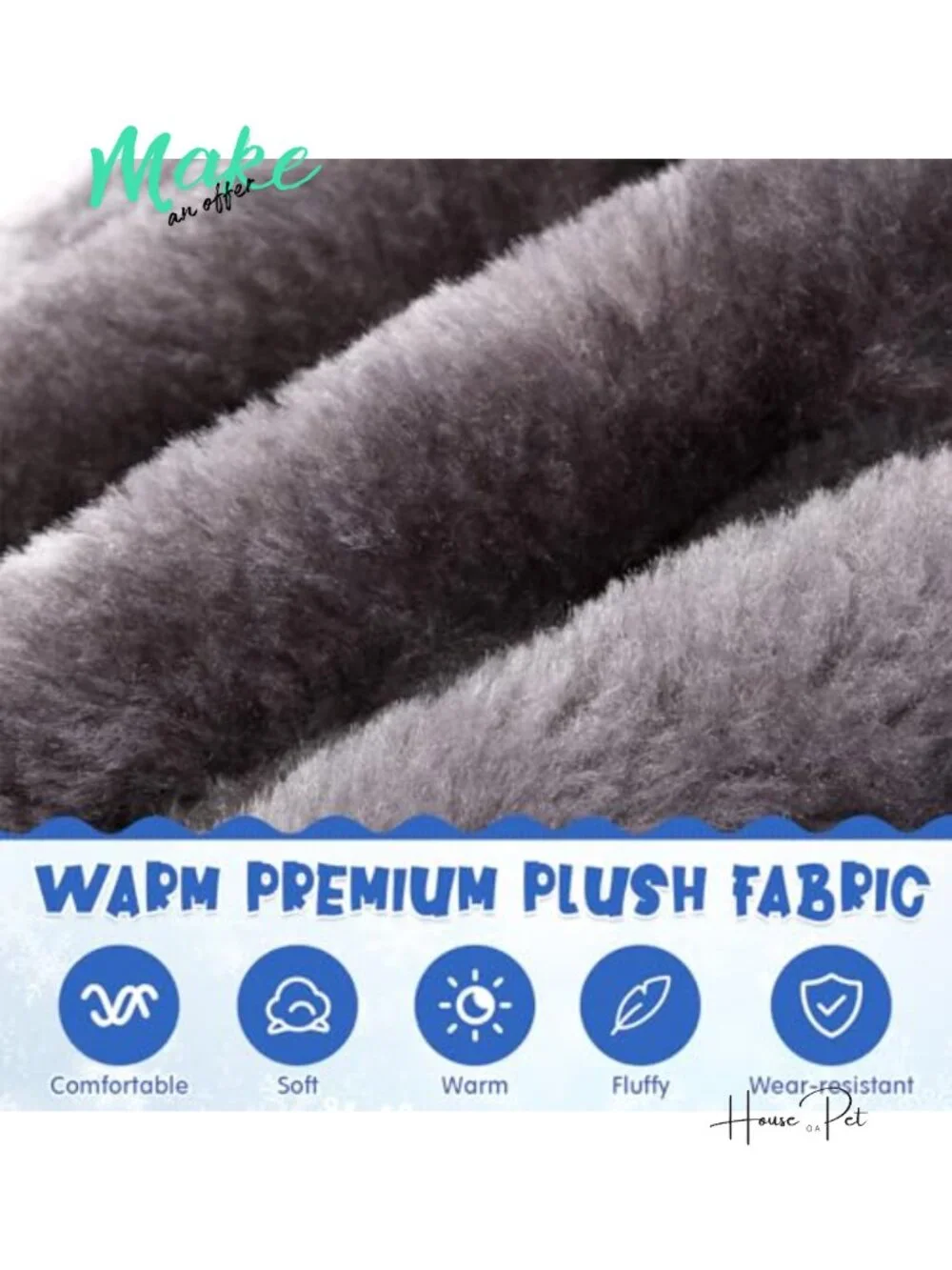 Plush Animal Winter Hats Set of 4 with Ear Flap Straps One Size